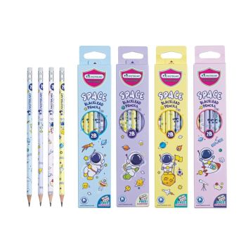 ดินสอดำ 2B Master Art ลายแฟนซี No.3 (12แท่ง/กล่อง)