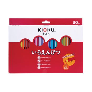 สีไม้ แท่งยาว 30 สี Kioku