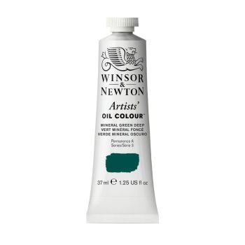 สีน้ำมันเกรดศิลปินหลอดเดี่ยว Winsor & Newton 37มล. S3 เบอร์ 412 Mineral Green Deep