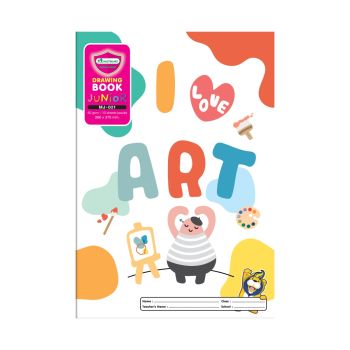 สมุดวาดเขียนมาสเตอร์อาร์ต จูเนียร์ MJ-021 80แกรม 10แผ่น