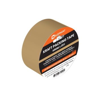 ตราช้างเทปกระดาษกาวในตัว 48 มม.x25 หลา