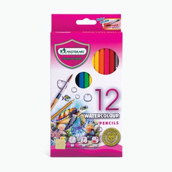 ดินสอสีระบายน้ำ 12 สี มาสเตอร์อาร์ต 