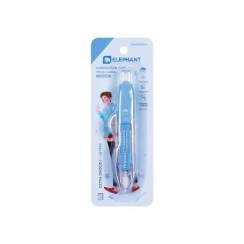 เทปลบคำผิดตราช้าง VIPUT รุ่น ซับมารีน 5มม. x 8ม. สีฟ้า