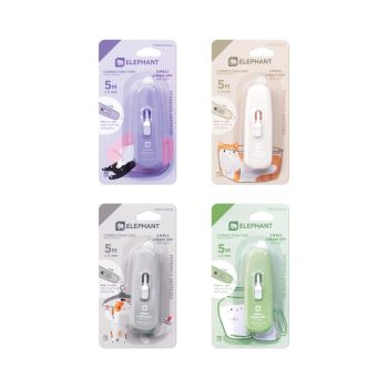 เทปลบคำผิดตราช้างรุ่น สมอลล์ 5มม.x5เมตร