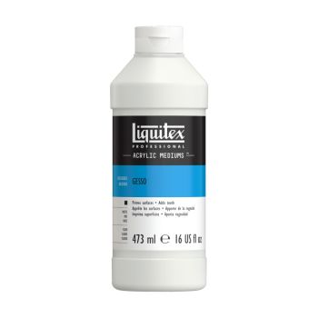 สื่อผสมสีอะคริลิค White Gesso Liquitex Professional 473มล.(16oz)