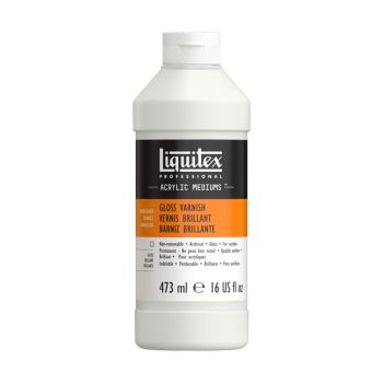 สื่อผสมสีอะคริลิค Gloss Varnish Liquitex Professional 473มล.(16oz)