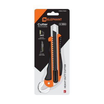 คัตเตอร์ 18มม. ตราช้าง รุุ่น H-1804