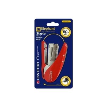 เครื่องเย็บ ตราช้าง LE-10 บลิสเตอร์ บลิสเตอร์ สีแดง