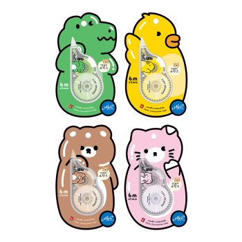 เทปลบคำผิดเอลเฟ่น รุ่นเพื่อนตัวจ้อย 5มม. x 6ม.