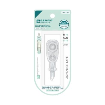 เทปลบคำผิดตราช้างรุ่น บัมเปอร์(ไส้เติม) 5มม. x 6ม.