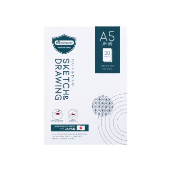 สมุดวาดเขียนมาสเตอร์อาร์ตรุ่น JP-05 แบบแพดผิวเรียบขนาด A5 100แกรม 30แผ่น