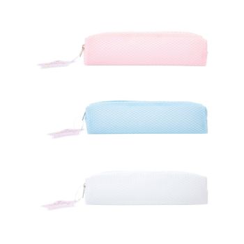 กระเป๋าซิปตาข่ายสี EVA ตราช้างไฟล์ ไอเดีย คละสี