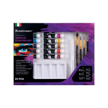 ชุดเซ็ทสีอะคริลิค เรนาซองซ์ ชุดสตาร์ทเตอร์ 20ชิ้น