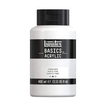 สีอะคริลิค Liquitex รุ่น Basics 400มล. #432 TITANIUM WHITE