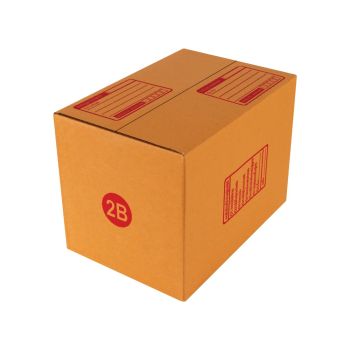 กล่องพัสดุฝาชนตราช้าง เบอร์ 2B 17 x 25 x 18 ซม.