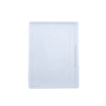 แฟ้มกล่องพลาสติกตราช้าง A4 สูง 2ซม. สีขาว