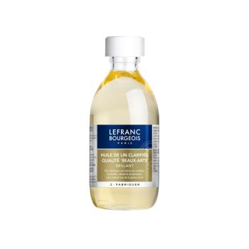 สื่อผสมสีน้ำมัน Lefranc Bourgeois  ลินสีดบริสุทธิ์ 250มล.