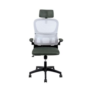 เก้าอี้สำนักงานอิลลูมิกซ์ รุ่น IE-0112 สีเขียว-เทา