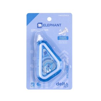 เทปลบคำผิดตราช้างรุ่น เดลต้า 6ม.