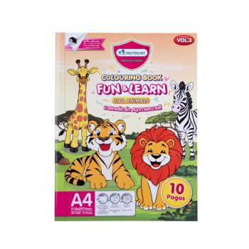 สมุดภาพระบายสี มาสเตอร์อาร์ตรุ่น Fun & Learn Vol.3