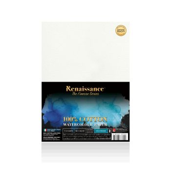 กระดาษสีน้ำเรนาซองซ์ Finesse 100% Cotton 300แกรม