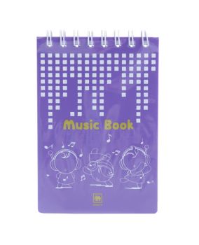 สมุดบันทึกริมลวด ตราช้าง WB-624 ขนาด A7 (คละลาย)