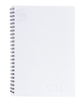 สมุดบันทึกปกแข็งริมลวด ตราช้าง รุ่น ขนาด A5 WILD-201