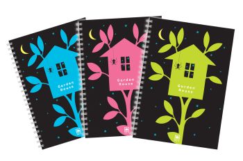 สมุดบันทึกปกอ่อนริมลวด ตราช้าง WCK-111 ขนาด B5 (คละลาย)