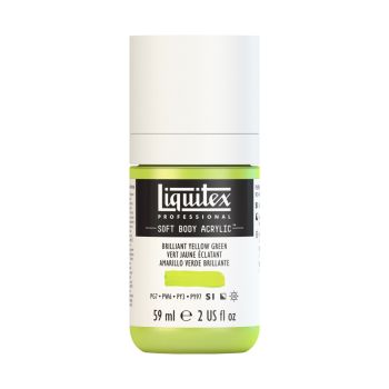 สีอะคริลิค Liquitex รุ่นโปรซอฟต์บอดี้ 59มล. S1 #840 BRILLIANT YELLOW GREEN #1959840
