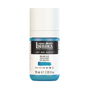 สีอะคริลิค Liquitex รุ่นโปรซอฟต์บอดี้ 59มล. S1 #570 BRILLIANT BLUE #1959570