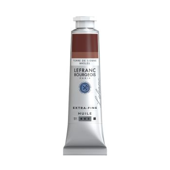 สีน้ำมัน Lefranc Bourgeois รุ่นเอ็กซ์ตร้าไฟน์ออย 40มล S1 #481 BURNT SIENNA