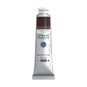 สีน้ำมัน Lefranc Bourgeois รุ่นเอ็กซ์ตร้าไฟน์ออย 40มล S1 #477 BURNT UMBER