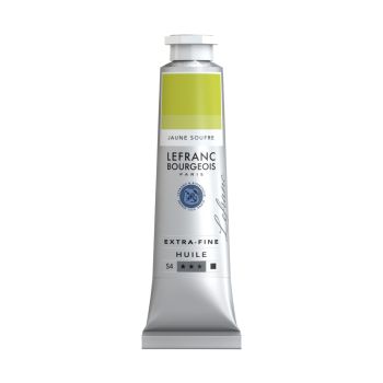 สีน้ำมัน Lefranc Bourgeois รุ่นเอ็กซ์ตร้าไฟน์ออย 40มล S4 #196 SULPHUR YELLOW