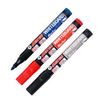 ปากกาไวท์บอร์ด ตราม้า H-22 ชนิดหัวกลม