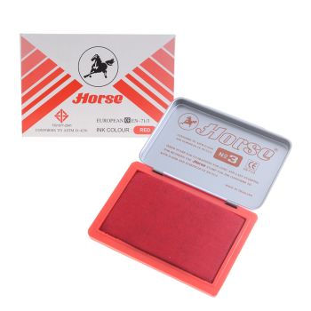 แท่นประทับตราม้า สีแดง