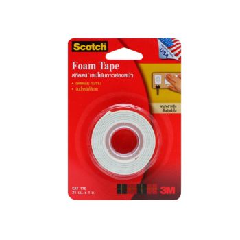 เทปโฟมกาวสองหน้า Scotch 3M  21มม. CAT110