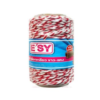 เชือกเกลียวขาวแดง Easy ยาว 100 เมตร