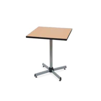 ชุดโต๊ะอาหารหน้าเหลี่ยมลายไม้ ขาแชมเปญพ่นสี โตไก TRP-6060