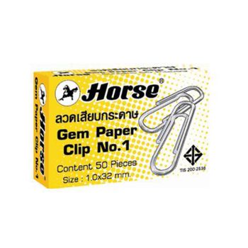 ลวดเสียบ ตราม้า แบบกลม No.1