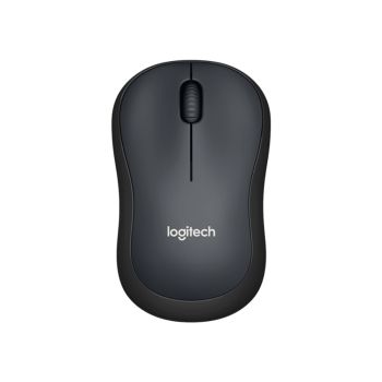 เมาส์ไร้สาย Logitech Silent Wireless Mouse M221 สีชาโคล