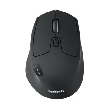 เมาส์ไร้สาย Logitech Triathlon Mouse M720 สีดำ