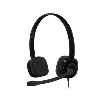 หูฟังพร้อมไมโครโฟน Logitech Stereo Headset H151