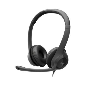 หูฟังพร้อมไมโครโฟน Logitech USB Headset H390
