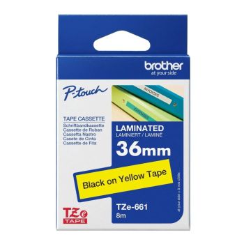 เทปพิมพ์อักษรขนาด 36มม. Brother รุ่น TZE-661