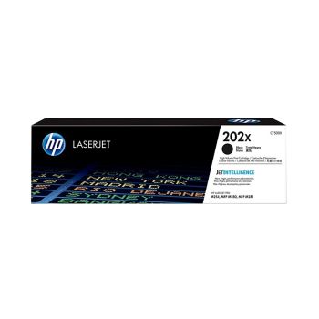 ตลับหมึกเลเซอร์ปริ้นเตอร์ HP 202X (CF500X) สีดำ