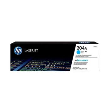 ตลับหมึกเลเซอร์ปริ้นเตอร์ HP 204A (CF511A) สีฟ้า