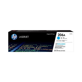 ตลับหมึกเลเซอร์ปริ้นเตอร์ HP 206A (W2111A) สีฟ้า