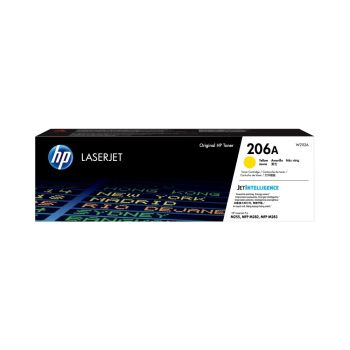 ตลับหมึกเลเซอร์ปริ้นเตอร์ HP 206A (W2112A) สีเหลือง