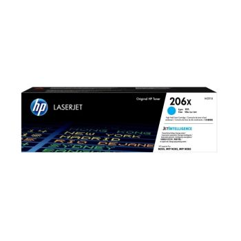 ตลับหมึกเลเซอร์ปริ้นเตอร์ HP 206X (W2111X) สีฟ้า