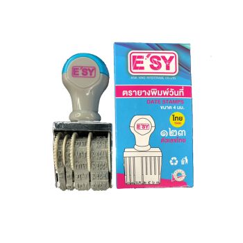 ตรายางวันที่ ภาษาไทย เลขไทย ขนาด 4มม. E'SY